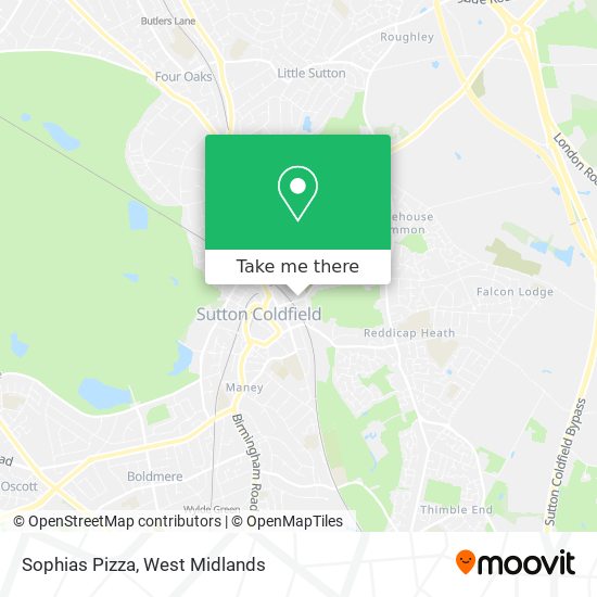 Sophias Pizza map