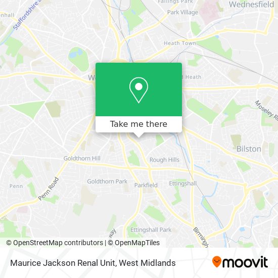 Maurice Jackson Renal Unit map
