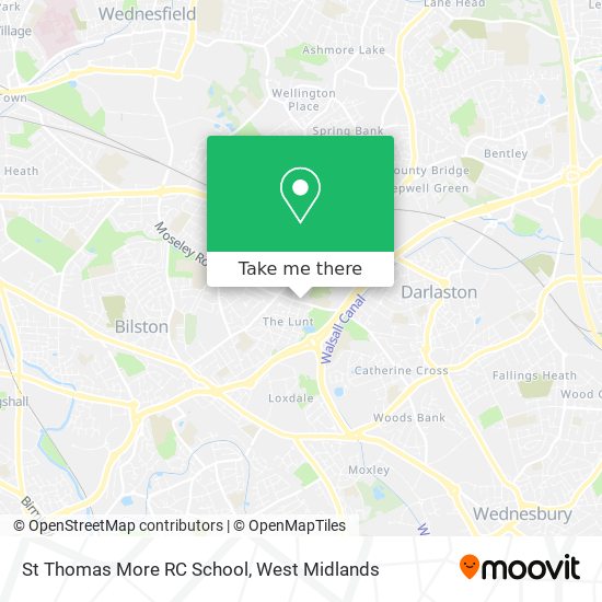 St Thomas More RC School map