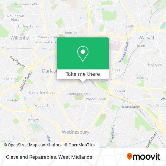 Cleveland Repairables map