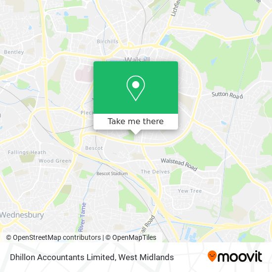 Dhillon Accountants Limited map