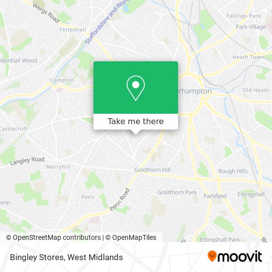 Bingley Stores map