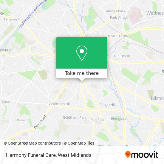 Harmony Funeral Care map