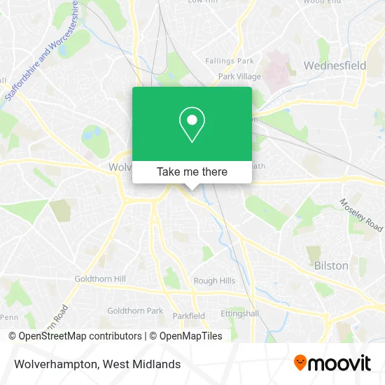 Wolverhampton map