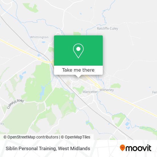 Siblin Personal Training map