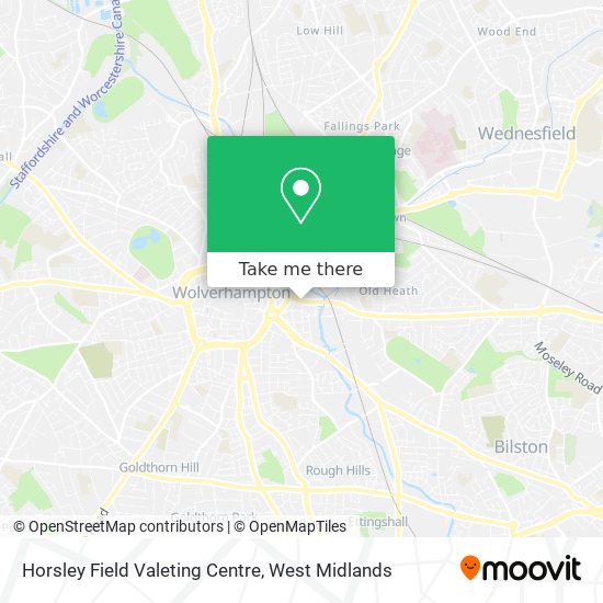 Horsley Field Valeting Centre map