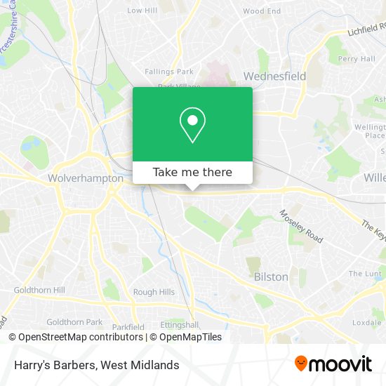 Harry's Barbers map