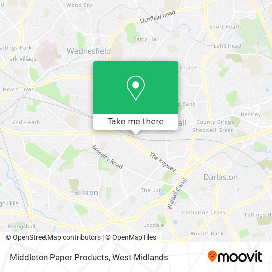 Middleton Paper Products map