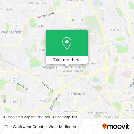 The Workwear Counter map