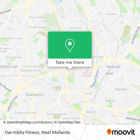 Dan Kibby Fitness map