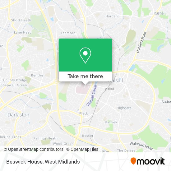 Beswick House map