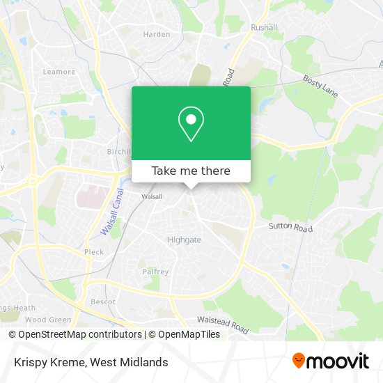 Krispy Kreme map
