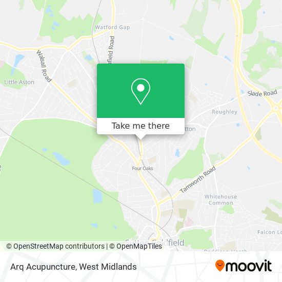 Arq Acupuncture map