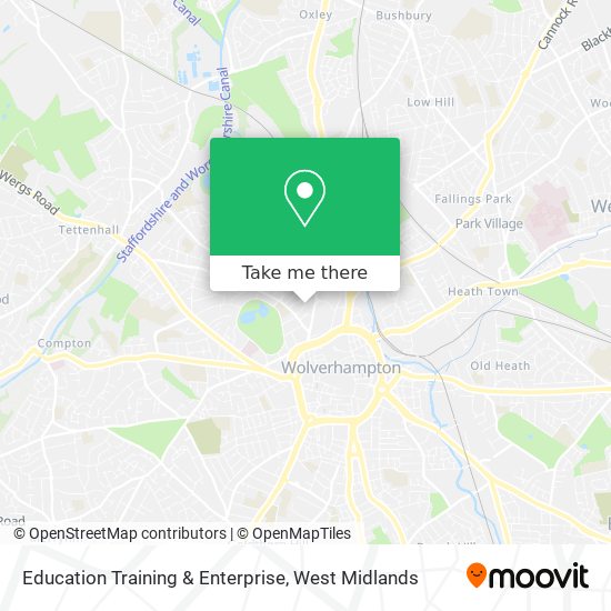 Education Training & Enterprise map