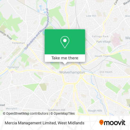 Mercia Management Limited map