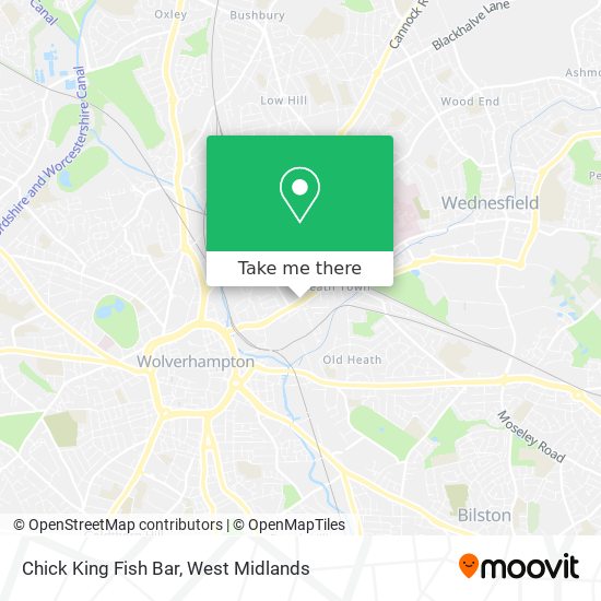 Chick King Fish Bar map