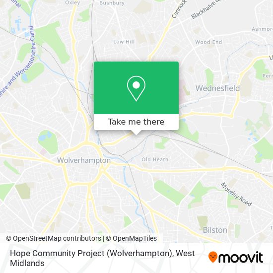 Hope Community Project (Wolverhampton) map