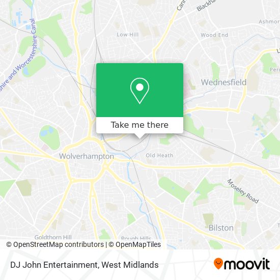 DJ John Entertainment map