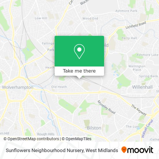 Sunflowers Neighbourhood Nursery map