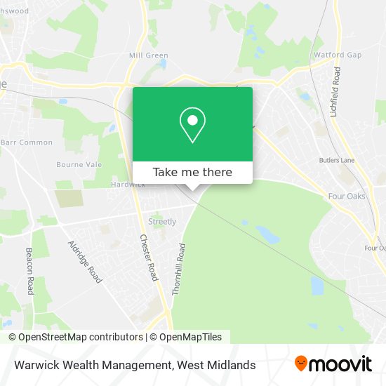 Warwick Wealth Management map