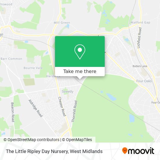 The Little Ripley Day Nursery map