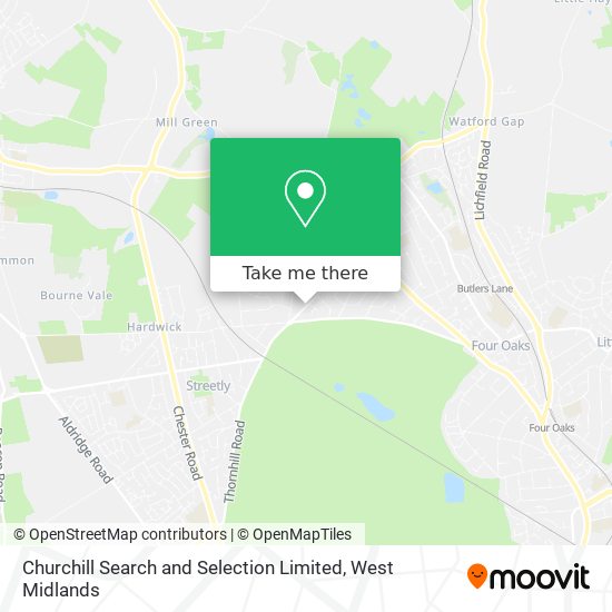 Churchill Search and Selection Limited map