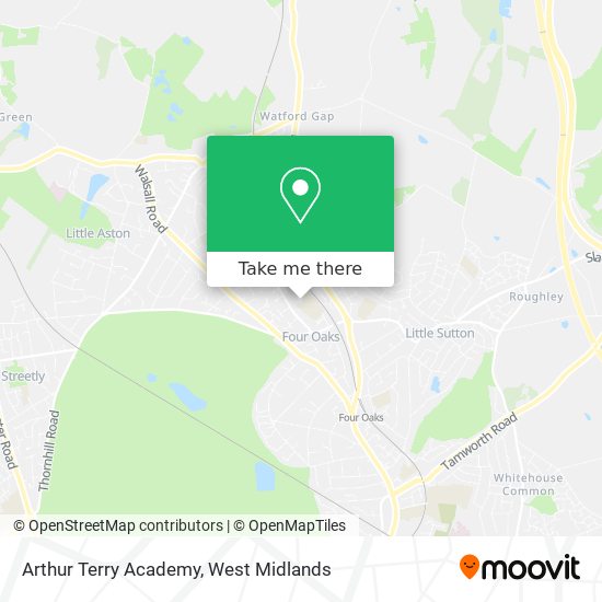 Arthur Terry Academy map