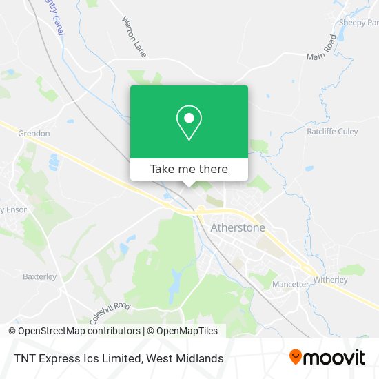 TNT Express Ics Limited map
