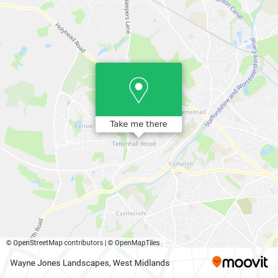 Wayne Jones Landscapes map
