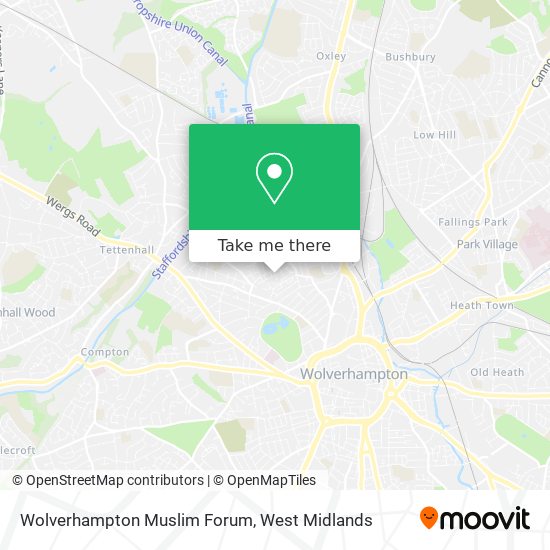 Wolverhampton Muslim Forum map