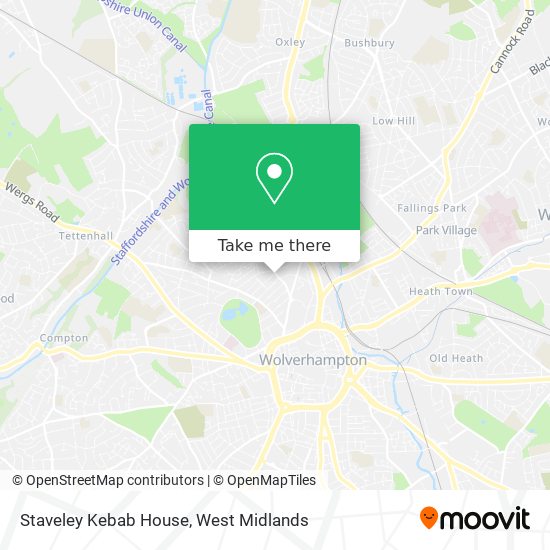 Staveley Kebab House map