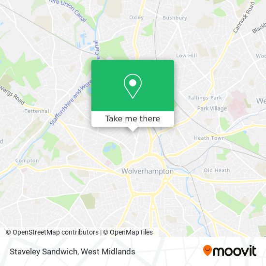 Staveley Sandwich map