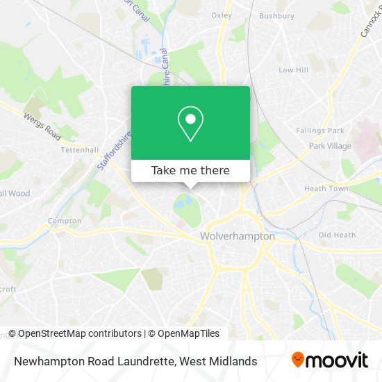 Newhampton Road Laundrette map