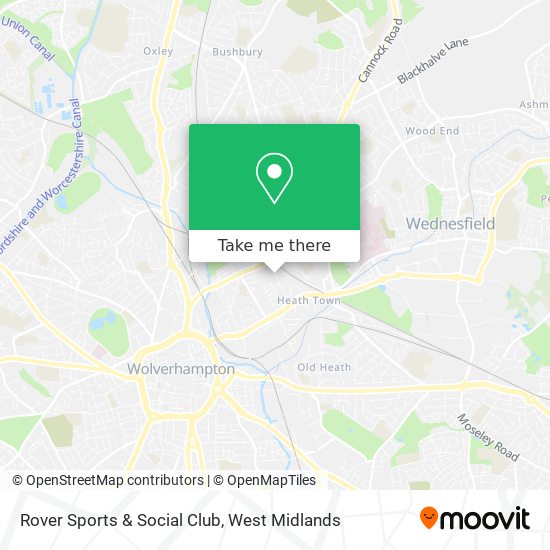 Rover Sports & Social Club map