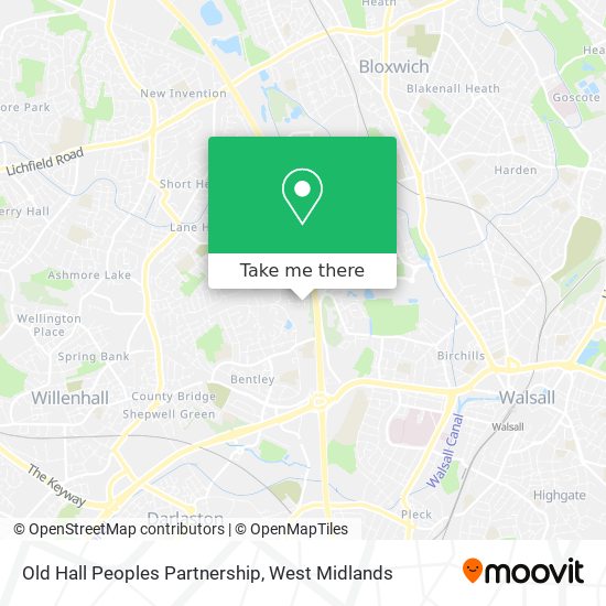 Old Hall Peoples Partnership map