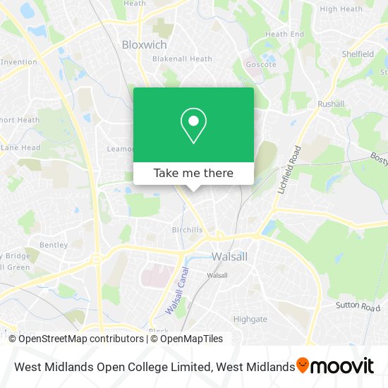 West Midlands Open College Limited map