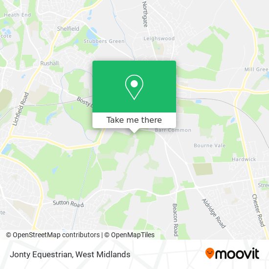 Jonty Equestrian map