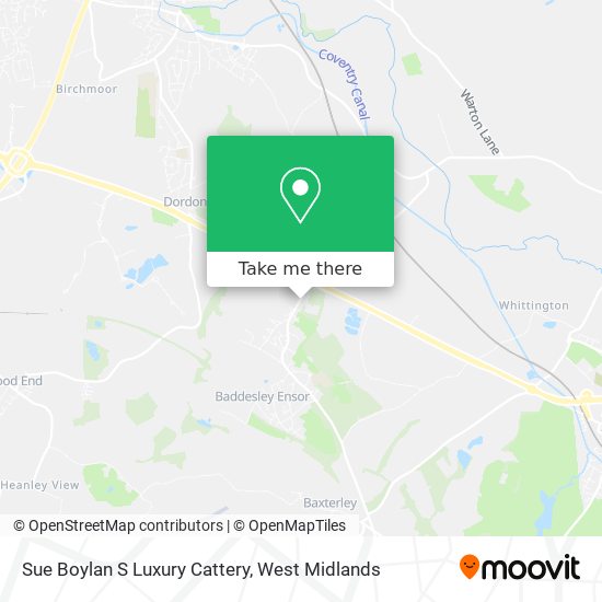 Sue Boylan S Luxury Cattery map