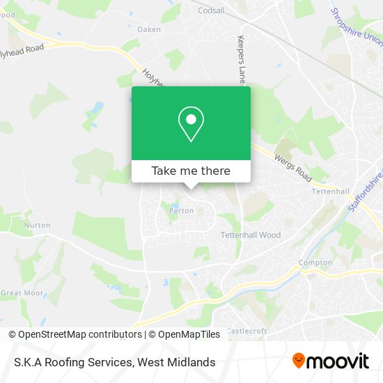 S.K.A Roofing Services map