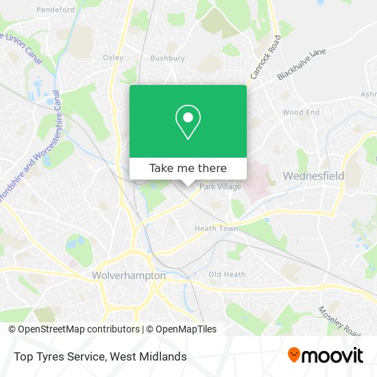 Top Tyres Service map