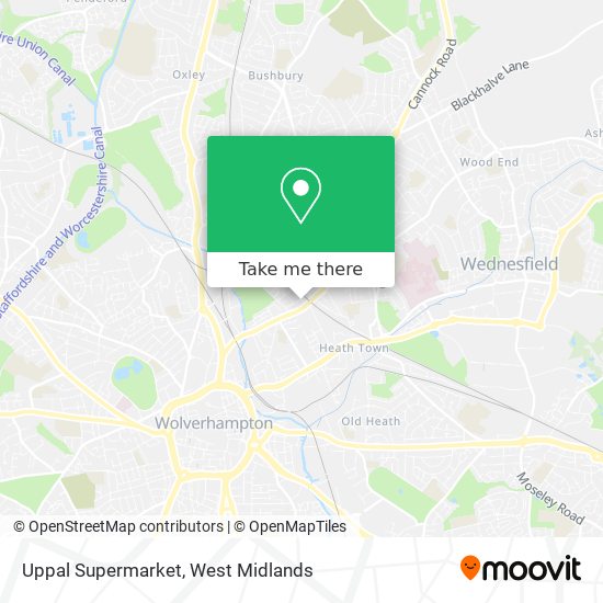 Uppal Supermarket map