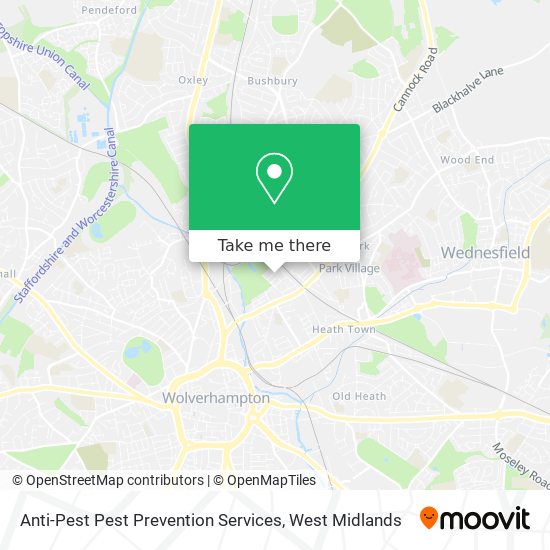 Anti-Pest Pest Prevention Services map