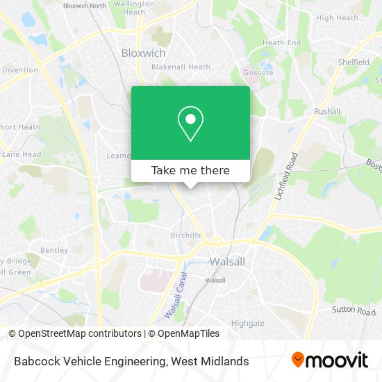 Babcock Vehicle Engineering map