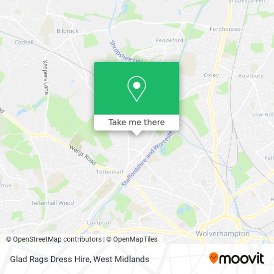 Glad Rags Dress Hire map