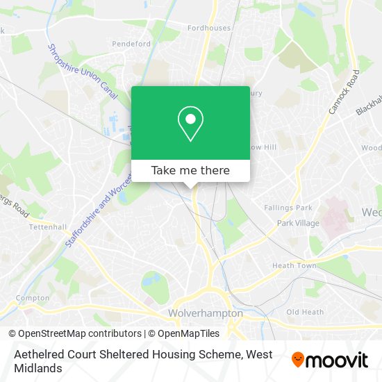 Aethelred Court Sheltered Housing Scheme map