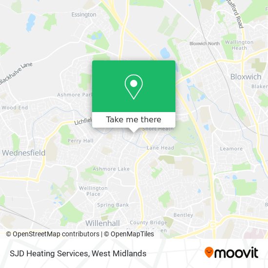 SJD Heating Services map