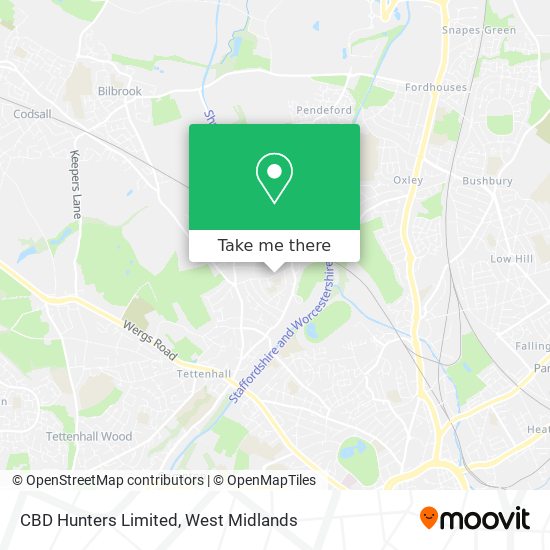 CBD Hunters Limited map
