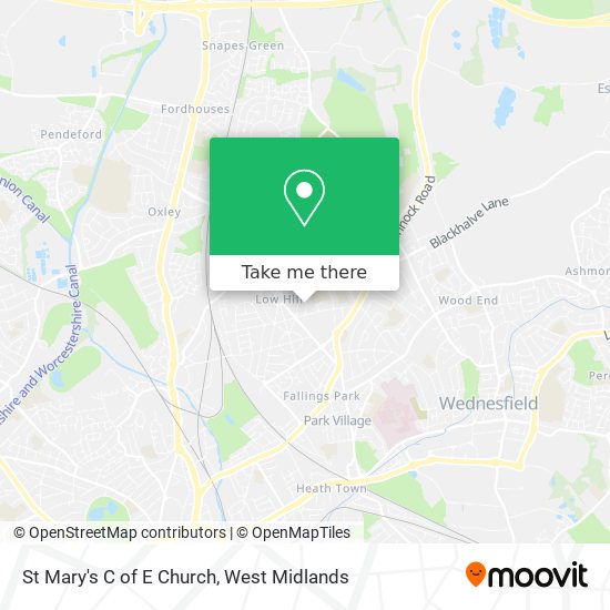 St Mary's C of E Church map