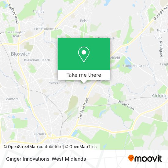 Ginger Innovations map