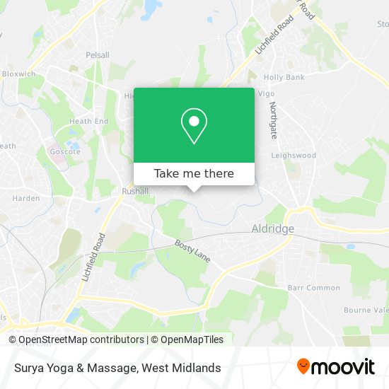 Surya Yoga & Massage map